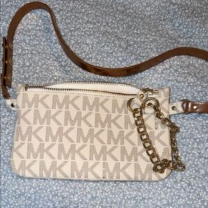 Michael Kors Tan and Brown Belt Bag